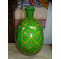 Vaso per acqua XL dipinto a mano verde 50x33x60 cm