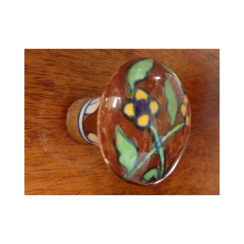 Birne Taste 2 braune Blumen