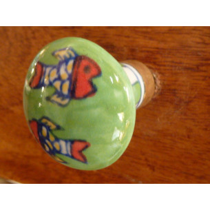 pera porcelana verde manejar dos peces