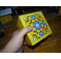 Boite carrée avec carrelage multicolore 15x15x11 cm - 1