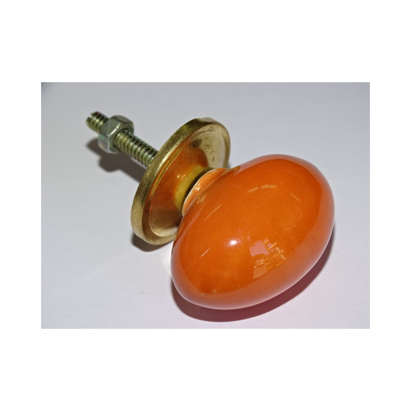 Boutons olive UNIS orange