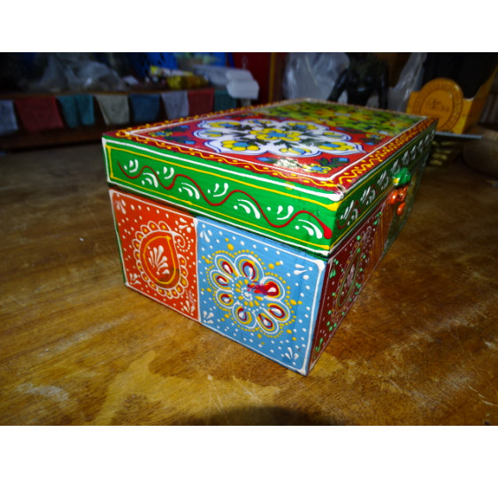 Caja rectangular con 2 baldosas 27x15x11 cm - 1