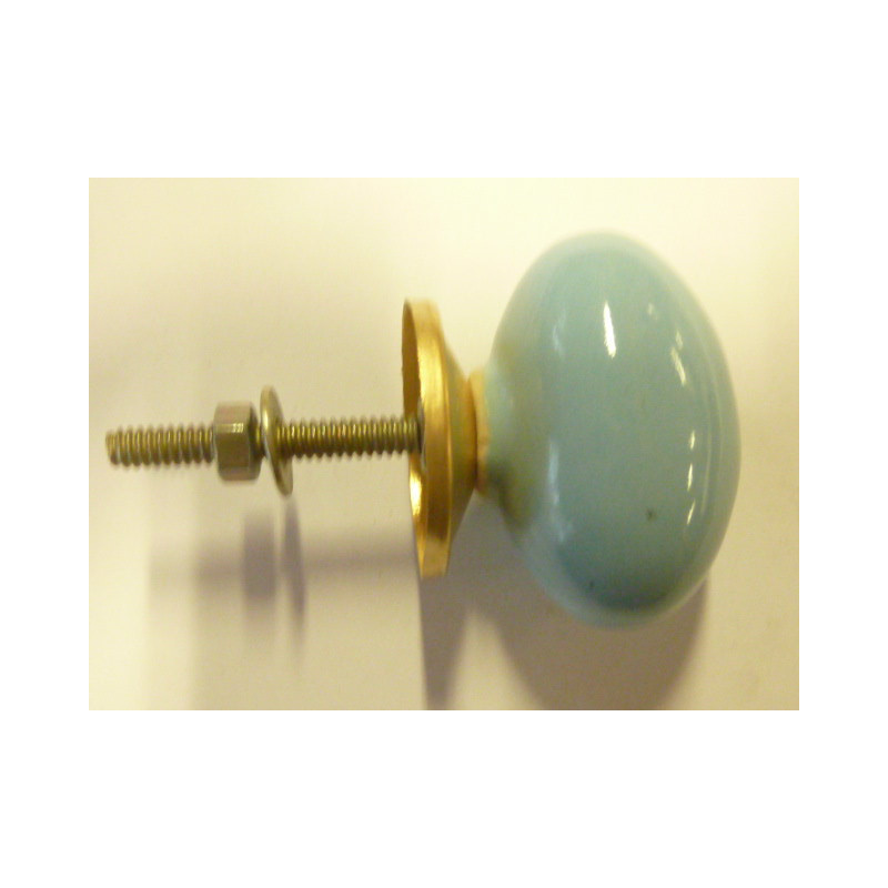 Boutons olive UNIS bleu ciel