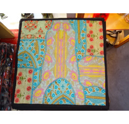cover 40x40 cm in old Gujarat fabrics - 481