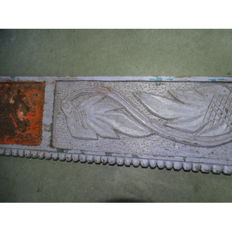 Dintel de puerta indiana antigua de 142x17x2 cm