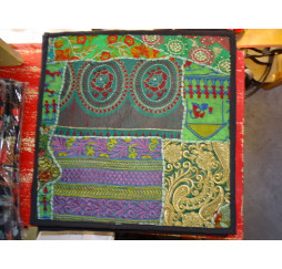 cover 40x40 cm in old Gujarat fabrics - 494