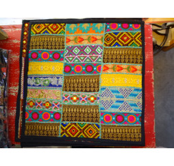 cover 40x40 cm in old Gujarat fabrics - 502