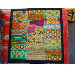 cover 40x40 cm in old Gujarat fabrics - 507