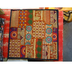 cover 40x40 cm in old Gujarat fabrics - 508