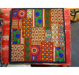 cover 40x40 cm in old Gujarat fabrics - 511