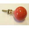 pomello boule unis rosso
