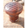 Boutons en bois damier