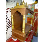 Gran templo interior cobre y oro 61x75 cm