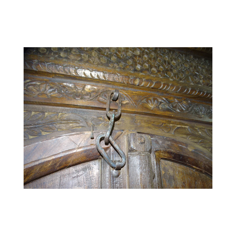 Portes ancienne arrondie de maison 108x12x215 cm
