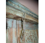 Puertas casa antigua turquesa 132x15x209 cm