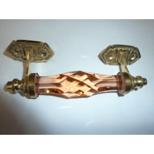ansa di vetro 14 cm ambre