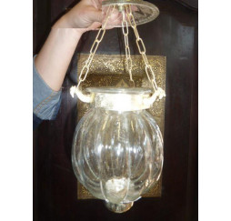 Lampe KHARBUJA transparente 13x13 cm