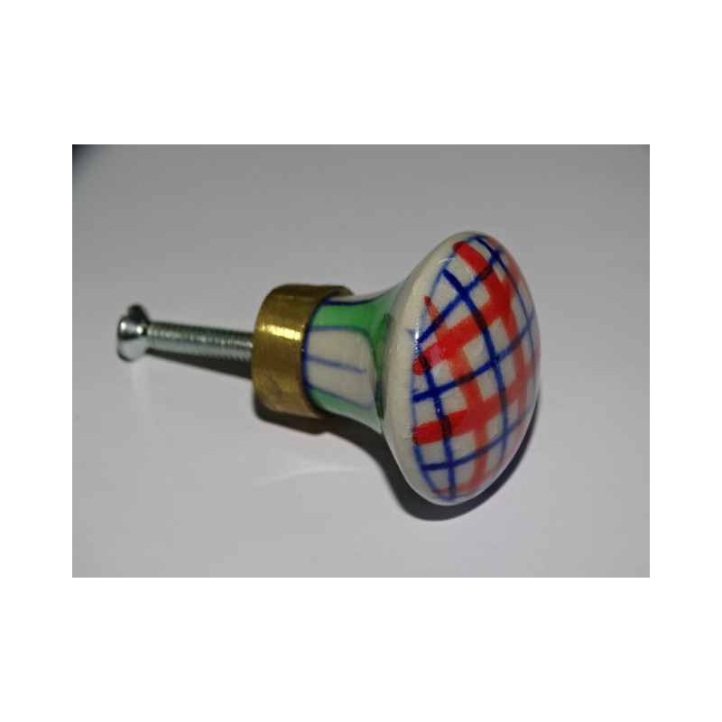 Lot de 6 boutons en porcelaine - Lot 71