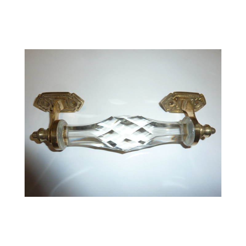Manejar de vidrio de 17 cm transparente