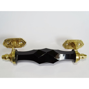 17 cm schwarzer Glasgriff