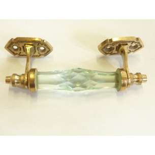 14 cm transparent glass handle
