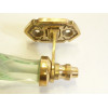 14 cm transparent glass handle