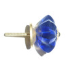 bottone zucca 45 mm blu oltremare - oro