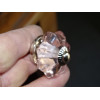 pumpkin button 35 mm in pink - silver color