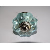 bottone zucca 35 mm colore azzurro - argento