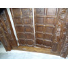 Old doors decorated with a carved lintel 142x18x224 cm