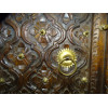 Puertas de casa antiguas en forma de arco talladas en 135x255 cm
