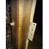 Old house doors in the shape of an arch carved in 135x255 cm