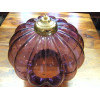 KHARBUJA lamp blown glass purple 22x22 cm