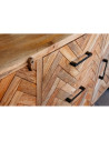 Buffet 2 portes 3 tiroirs pointes de Hongrie