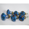 Lot de 6 boutons en porcelaine - Lot 69