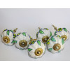 Lot de 6 boutons en porcelaine - Lot 62