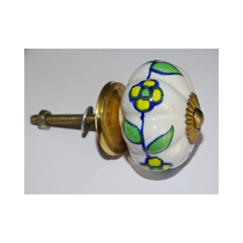 Conjunto de 6 botones de porcelana - Lote 62