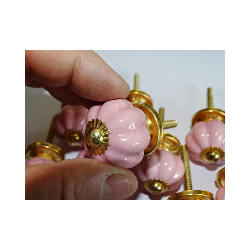 Set de 12 botones de calabaza pequeños 30 mm LOT 54