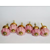 Set von 6 kleinen Kürbisknöpfen 30 mm LOT 53