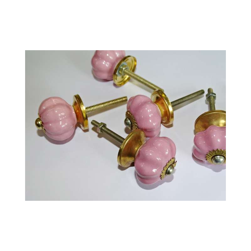 Set de 6 botones de calabaza pequeños 30 mm LOT 53