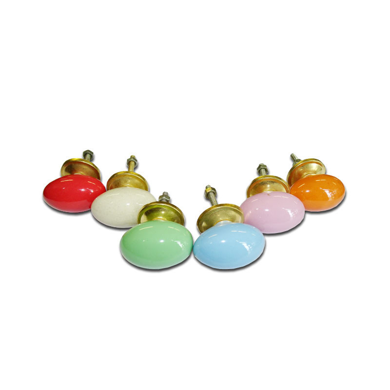 Set von 6 Porzellanknöpfe - Lot 26