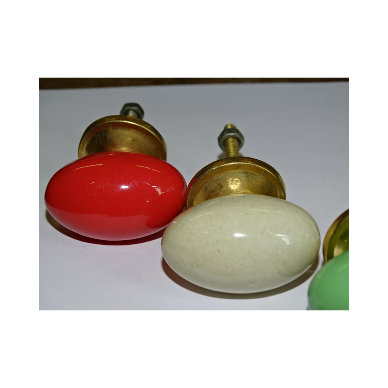 Set di 6 pulsanti porcellana - Lotto 26