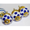 Conjunto de 6 botones de porcelana - Lote 6