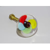 klein Möbelgriff gelb transparente multicolor Blume