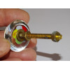 Furniture handle Transparent multicolor flower