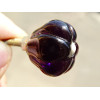 Poignée de meuble transparente violette