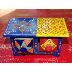 Tea or spices box 2 drawers N° 3