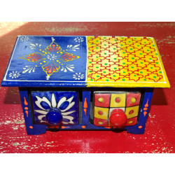 Tea or spices box 2 drawers N° 4