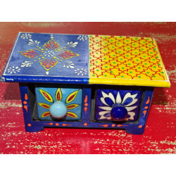 Tea or spices box 2 drawers N° 7