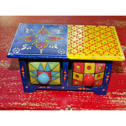 Tea or spices box 2 drawers N° 8